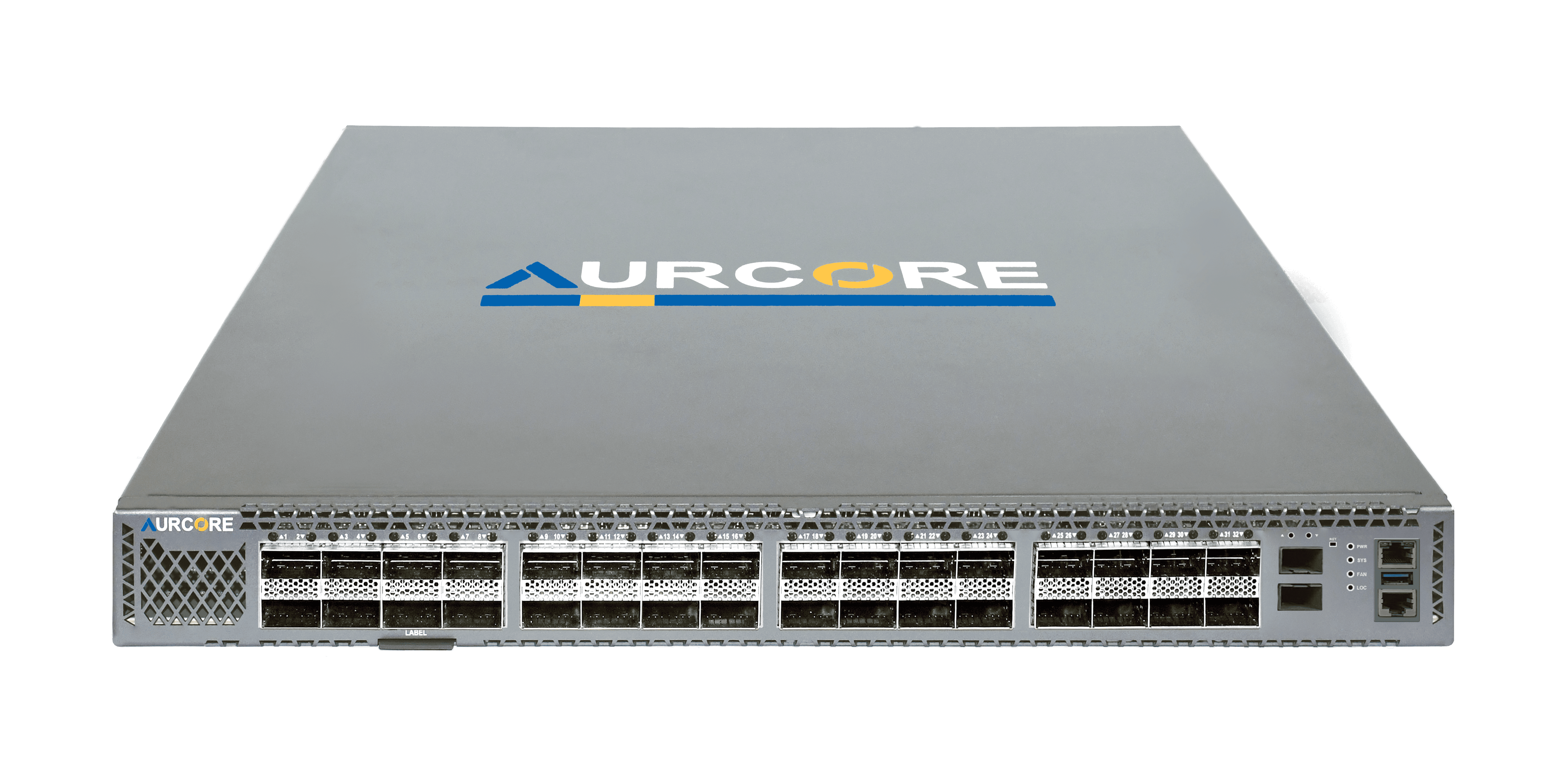 AES8001 | 32 x 400GE, 2 x 10G SFP+