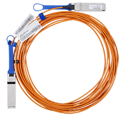 Mellanox Active Fiber Cable, Ethernet, 40GbE, 40Gb/s, QSFP, 5 meters, Part ID: MC2210310-005