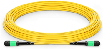 NVIDIA Single-Mode Passive Fiber Cable, SMF, MPO12 APC to MPO12 APC, 150 meters, Part ID: MFP7E30-N150